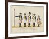 Regiment Von Ditfurth, C.1784-J. H. Carl-Framed Giclee Print