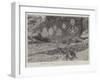 Regimental Crests Cut in the Rock at Cherat-null-Framed Giclee Print