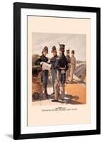 Regimental Officers , Engineer and Cadet-H.a. Ogden-Framed Art Print