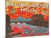 Regina Carlton Hotel, Rome-Found Image Press-Mounted Giclee Print