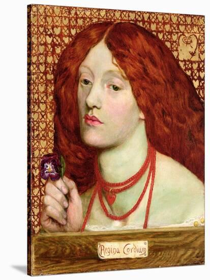 Regina Cordium, 1860-Dante Gabriel Rossetti-Stretched Canvas