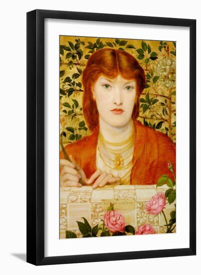 Regina Cordium; Queen of Hearts-Dante Gabriel Rossetti-Framed Art Print