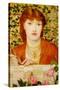 Regina Cordium; Queen of Hearts-Dante Gabriel Rossetti-Stretched Canvas