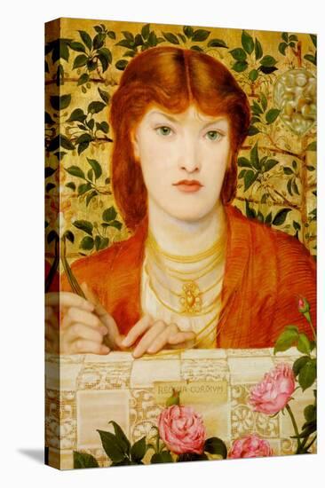 Regina Cordium; Queen of Hearts-Dante Gabriel Rossetti-Stretched Canvas