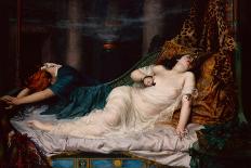 The Death of Cleopatra, 1892-Reginald Arthur-Stretched Canvas