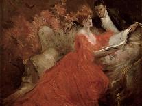 Flirtation, 1910-Reginald Pannett-Stretched Canvas