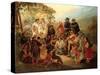 Regional Costumes, 1850-Johann Moritz Rugendas-Stretched Canvas