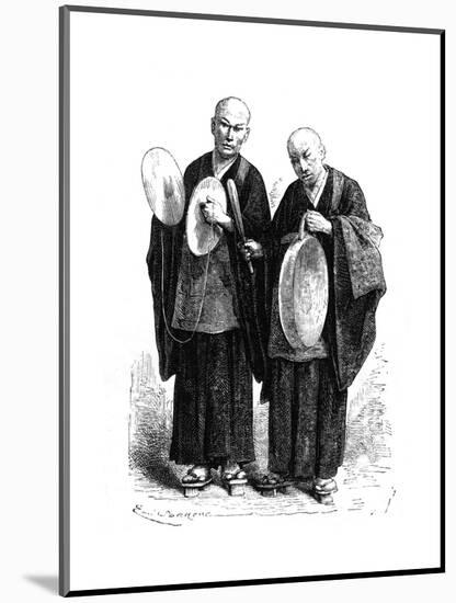 Regional Music:Japanese Gong and Cymbals, C. 1870.-null-Mounted Premium Giclee Print