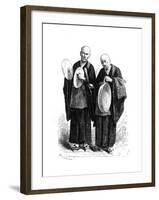 Regional Music:Japanese Gong and Cymbals, C. 1870.-null-Framed Giclee Print