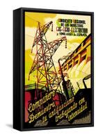 Regional Syndicate of Oil, Gas and Electric Industries-S. Carrilero-Framed Stretched Canvas