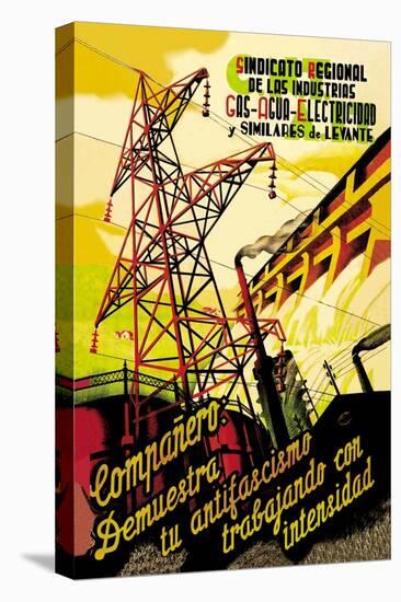 Regional Syndicate of Oil, Gas and Electric Industries-S. Carrilero-Stretched Canvas