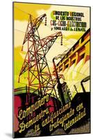 Regional Syndicate of Oil, Gas and Electric Industries-S. Carrilero-Mounted Art Print