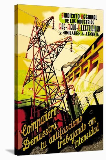 Regional Syndicate of Oil, Gas and Electric Industries-S. Carrilero-Stretched Canvas