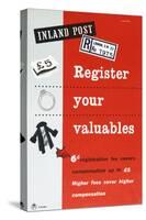 Register Your Valuables-Peter Laufer-Stretched Canvas