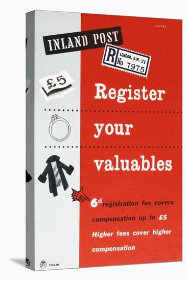 Register Your Valuables-Peter Laufer-Stretched Canvas