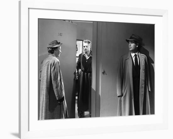 Reglement by Comptes THE BIG HEAT by FritzLang with Glenn Ford, 1953 (b/w photo)-null-Framed Photo