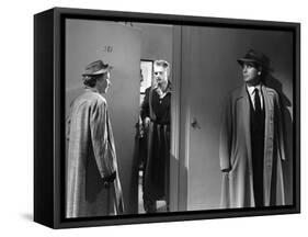 Reglement by Comptes THE BIG HEAT by FritzLang with Glenn Ford, 1953 (b/w photo)-null-Framed Stretched Canvas