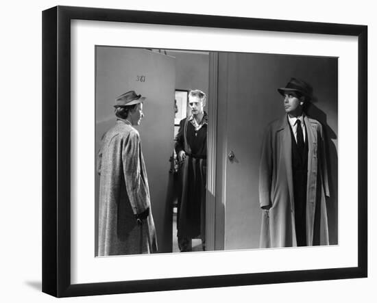 Reglement by Comptes THE BIG HEAT by FritzLang with Glenn Ford, 1953 (b/w photo)-null-Framed Photo