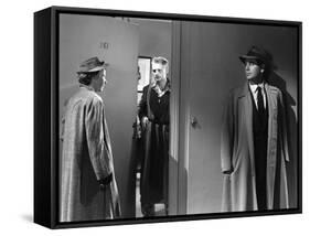 Reglement by Comptes THE BIG HEAT by FritzLang with Glenn Ford, 1953 (b/w photo)-null-Framed Stretched Canvas