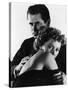 Reglement by Comptes THE BIG HEAT by FritzLang with Glenn Ford and Gloria Grahame, 1953 (b/w photo)-null-Stretched Canvas