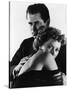 Reglement by Comptes THE BIG HEAT by FritzLang with Glenn Ford and Gloria Grahame, 1953 (b/w photo)-null-Stretched Canvas