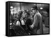 Reglement by Comptes THE BIG HEAT by FritzLang with Glenn Ford and Gloria Grahame, 1953 (b/w photo)-null-Framed Stretched Canvas