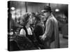 Reglement by Comptes THE BIG HEAT by FritzLang with Glenn Ford and Gloria Grahame, 1953 (b/w photo)-null-Stretched Canvas