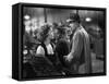 Reglement by Comptes THE BIG HEAT by FritzLang with Glenn Ford and Gloria Grahame, 1953 (b/w photo)-null-Framed Stretched Canvas