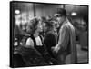 Reglement by Comptes THE BIG HEAT by FritzLang with Glenn Ford and Gloria Grahame, 1953 (b/w photo)-null-Framed Stretched Canvas