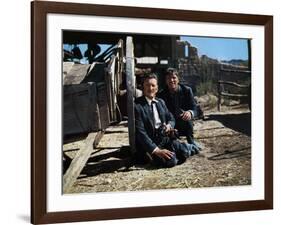 Reglements by comptes a OK Corral Gunfight at the OK Corral by JohnSturges with Kirk Douglas Burt L-null-Framed Photo