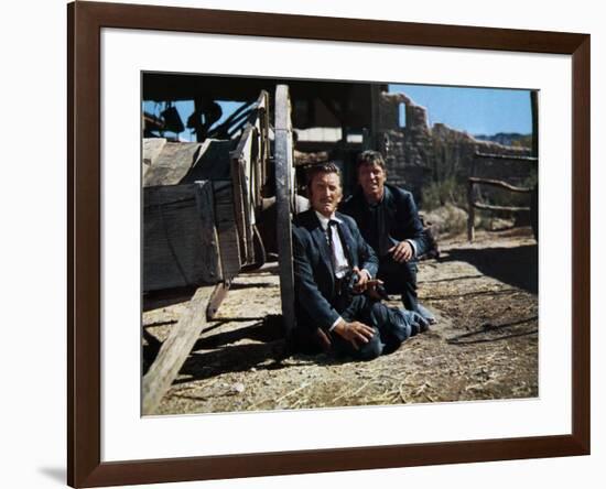 Reglements by comptes a OK Corral Gunfight at the OK Corral by JohnSturges with Kirk Douglas Burt L-null-Framed Photo