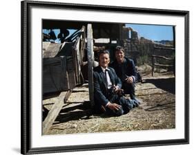 Reglements by comptes a OK Corral Gunfight at the OK Corral by JohnSturges with Kirk Douglas Burt L-null-Framed Photo