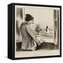 Regret-Honore Daumier-Framed Stretched Canvas