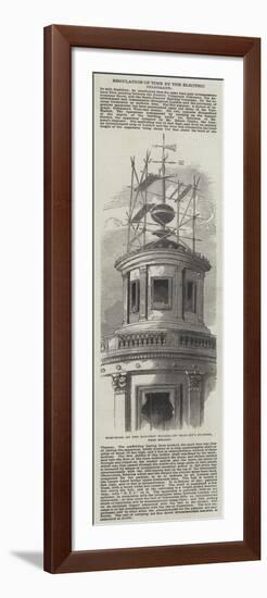 Regulation of Time by the Electric Telegraph-null-Framed Giclee Print