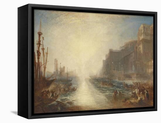 Regulus-J. M. W. Turner-Framed Stretched Canvas