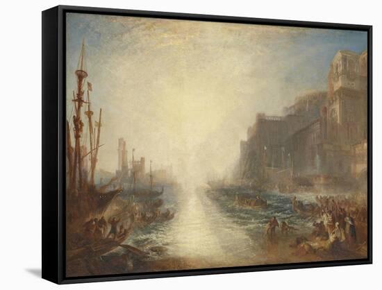 Regulus-J. M. W. Turner-Framed Stretched Canvas