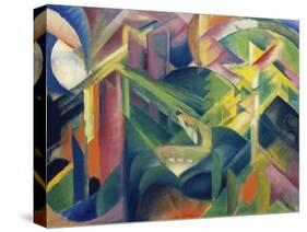 Reh Im Klostergarten, 1912-Franz Marc-Stretched Canvas