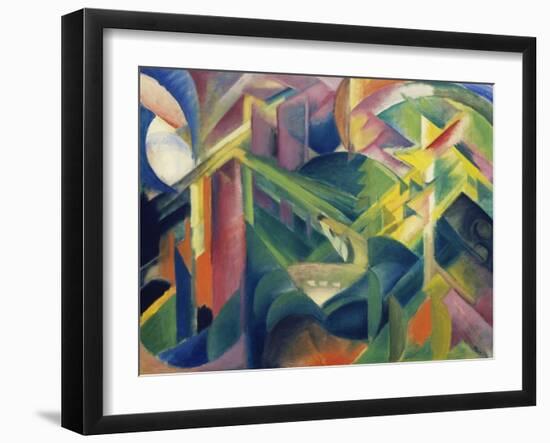 Reh Im Klostergarten, 1912-Franz Marc-Framed Giclee Print