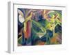 Reh Im Klostergarten, 1912-Franz Marc-Framed Giclee Print