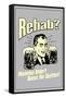 Rehab Momma Didn't Raise No Quitter Funny Retro Poster-Retrospoofs-Framed Stretched Canvas