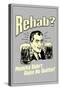 Rehab Momma Didn't Raise No Quitter Poster-Retrospoofs-Stretched Canvas