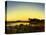Rehe in Landschaft mit Sonnenuntergang. 1847-Anton Zwengauer-Stretched Canvas