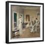 Rehearsal in the Studio (Oil on Canvas)-Edmund Charles Tarbell-Framed Giclee Print