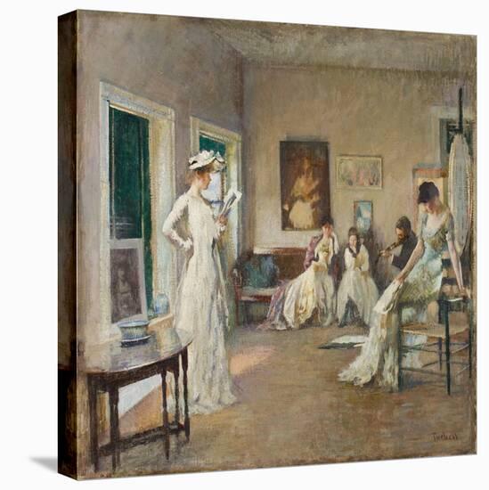 Rehearsal in the Studio (Oil on Canvas)-Edmund Charles Tarbell-Stretched Canvas