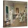 Rehearsal in the Studio (Oil on Canvas)-Edmund Charles Tarbell-Stretched Canvas