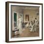 Rehearsal in the Studio (Oil on Canvas)-Edmund Charles Tarbell-Framed Premium Giclee Print