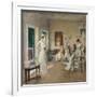 Rehearsal in the Studio (Oil on Canvas)-Edmund Charles Tarbell-Framed Giclee Print