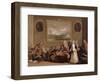 Rehearsal of an Opera, c.1709-Marco Ricci-Framed Premium Giclee Print