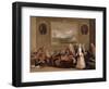 Rehearsal of an Opera, c.1709-Marco Ricci-Framed Premium Giclee Print