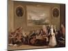 Rehearsal of an Opera, c.1709-Marco Ricci-Mounted Premium Giclee Print